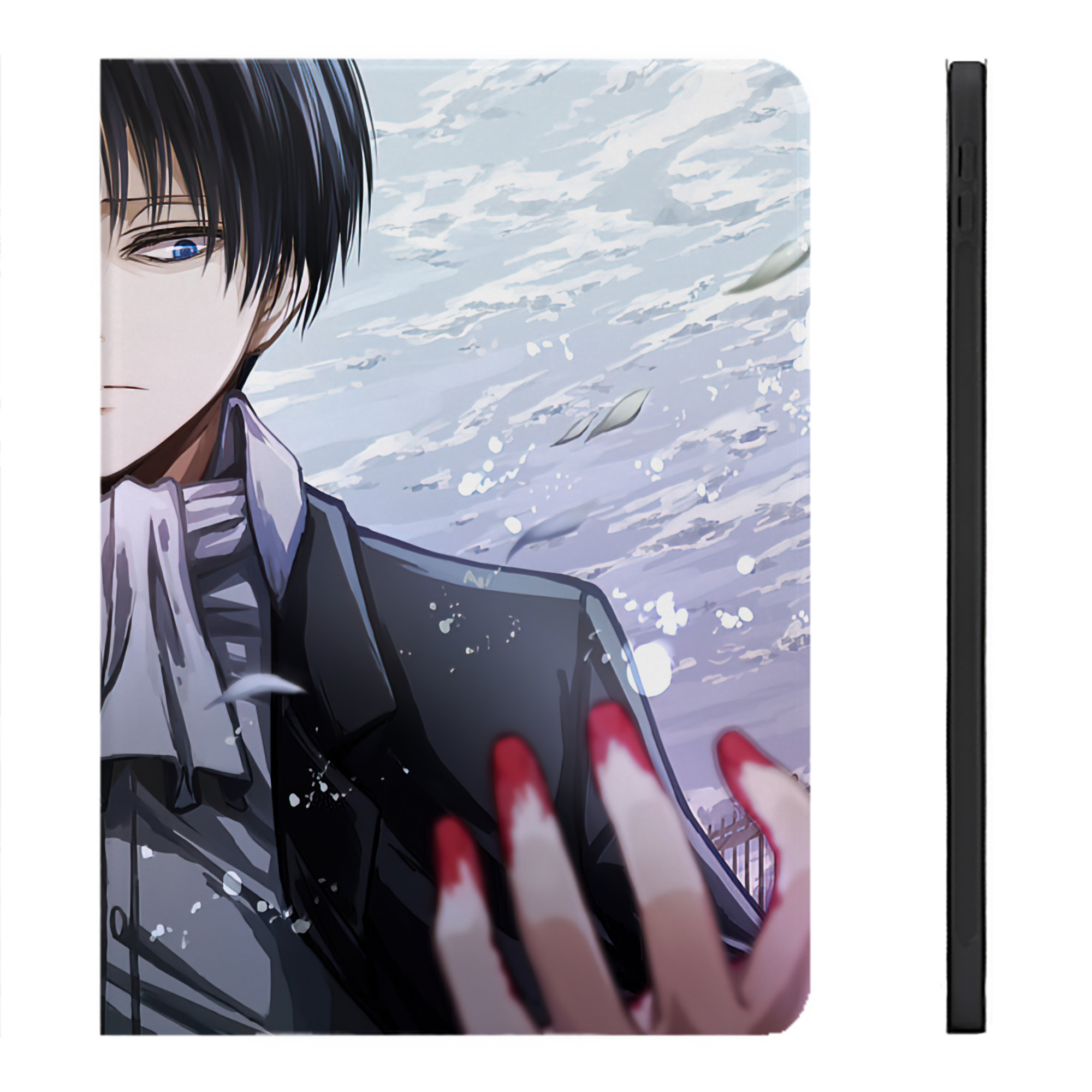 （画像用） 進撃の巨人 Attack on Titan IPadケース ペンホルダー付き ブックスタイルデザイン